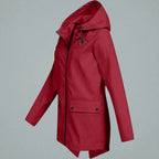 Women Winter Lightweight And Waterproof Raincoat