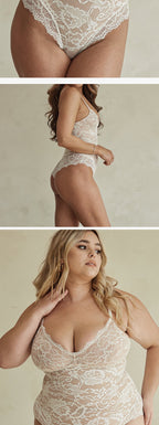 Body gainant tout en dentelle