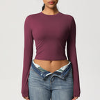 Haut de sport SculptFit court et sculptant