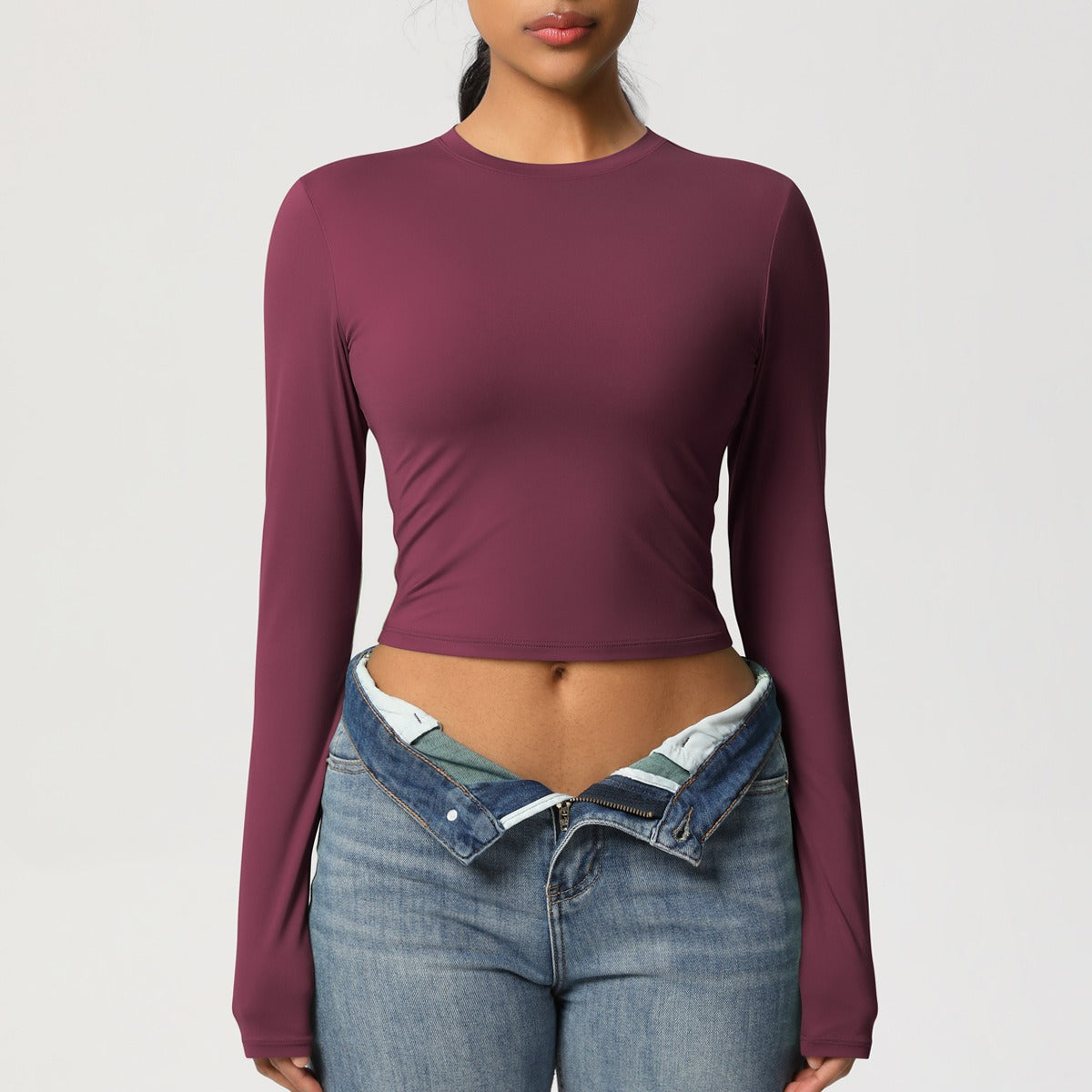 Haut de sport SculptFit court et sculptant