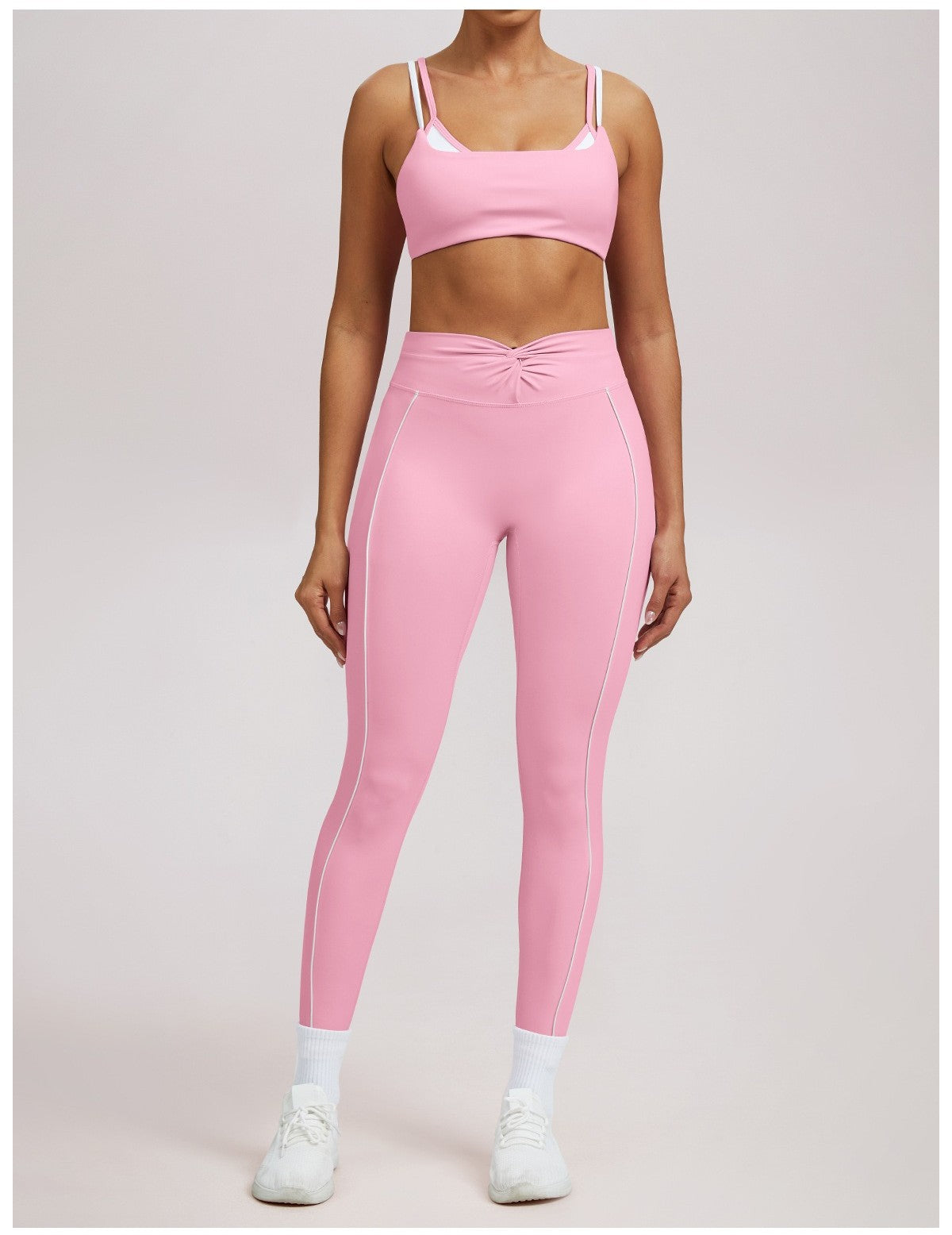 High-Waist Shaping Legging met Contrasterende Lijn