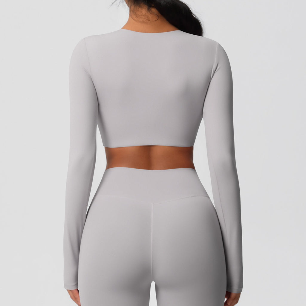 SculptFit Langarm Shaping Crop Top
