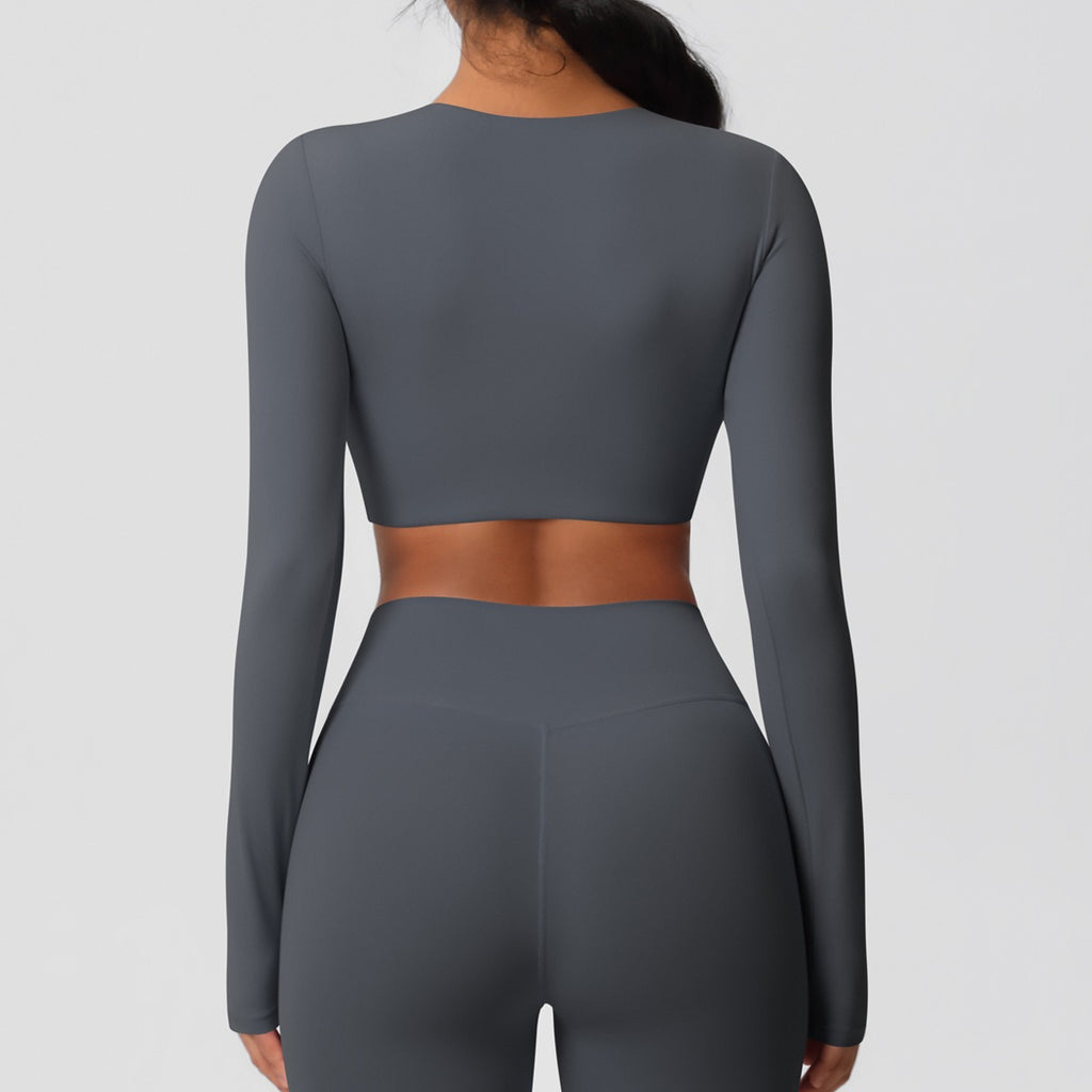 SculptFit Langarm Shaping Crop Top