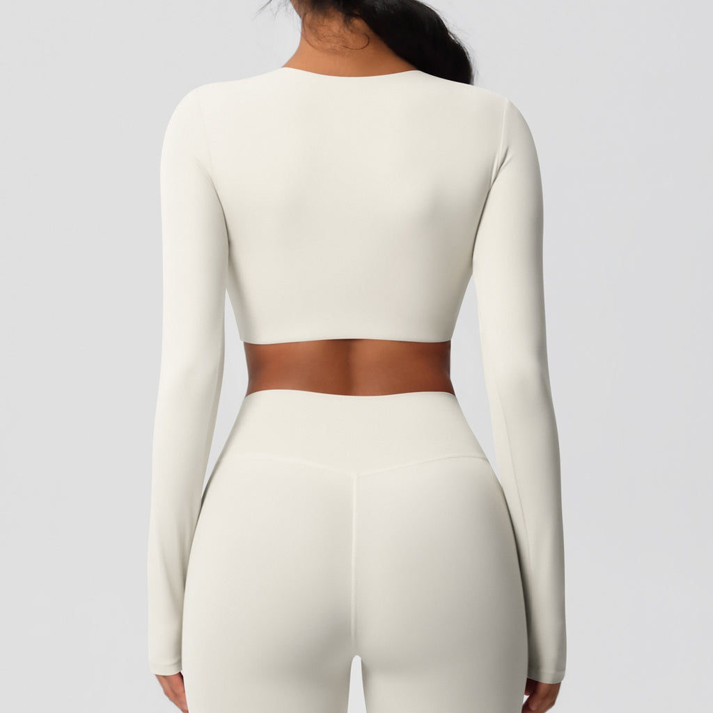 SculptFit Langarm Shaping Crop Top