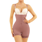Hüftformender Ganzkörper-Bodysuit mit Hakenverschluss & Oberschenkelformung