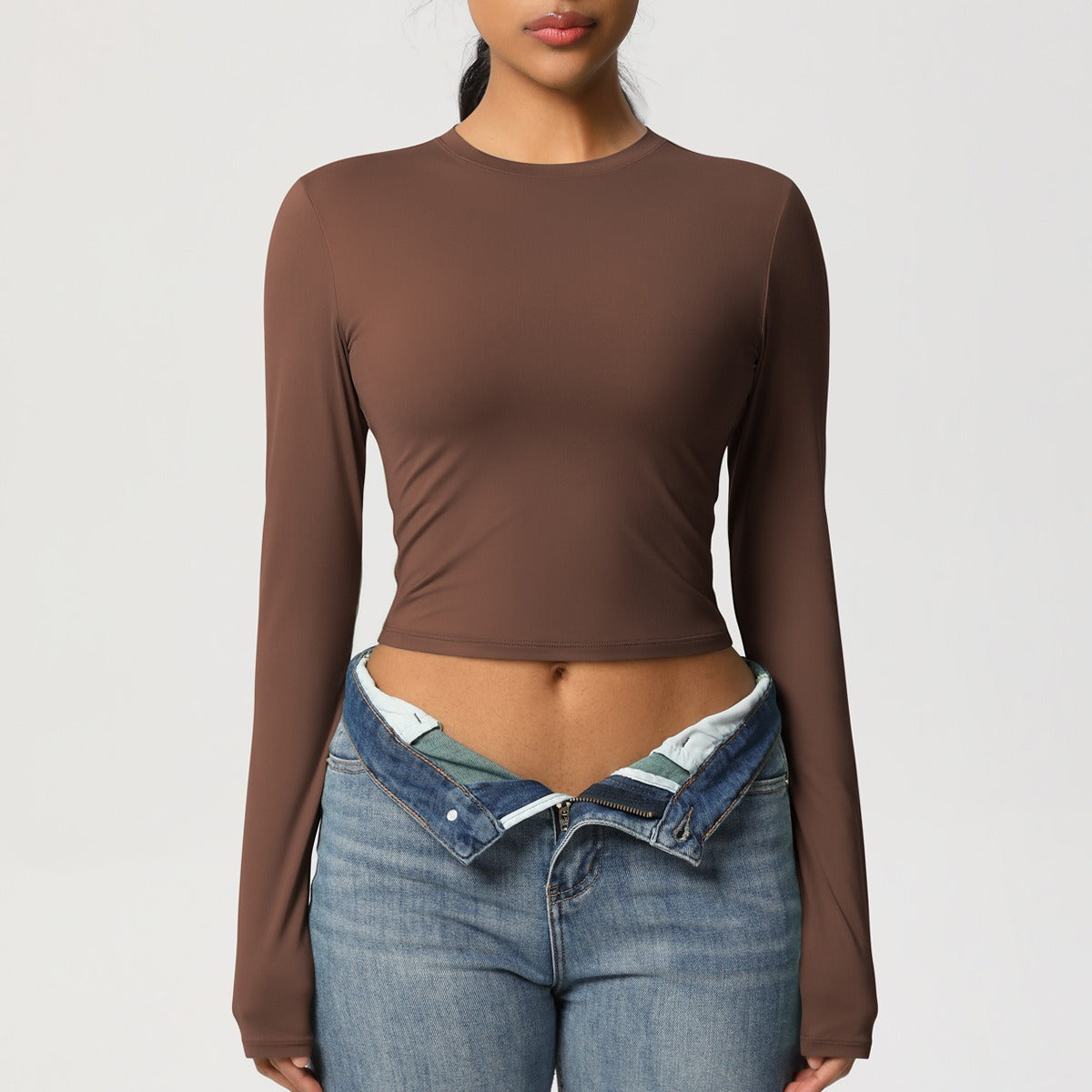 Haut de sport SculptFit court et sculptant