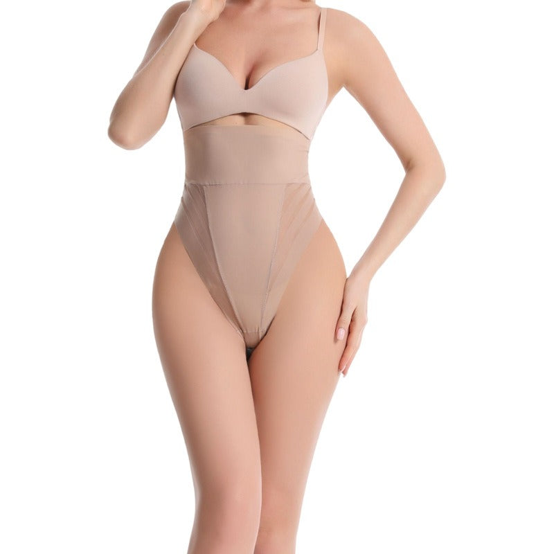 Naadloze corrigerende string met hoge taille