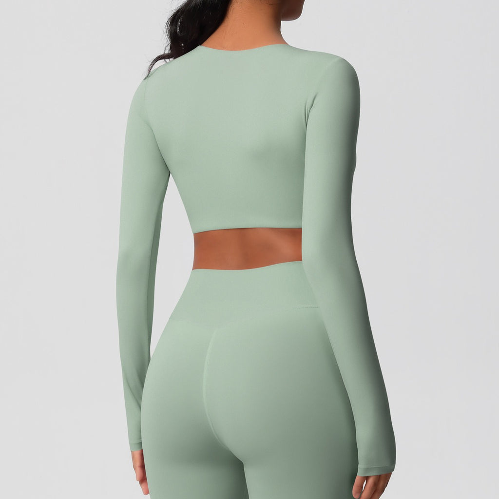 SculptFit Langarm Shaping Crop Top