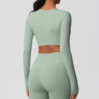 SculptFit Langarm Shaping Crop Top