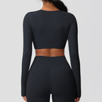 SculptFit Langarm Shaping Crop Top