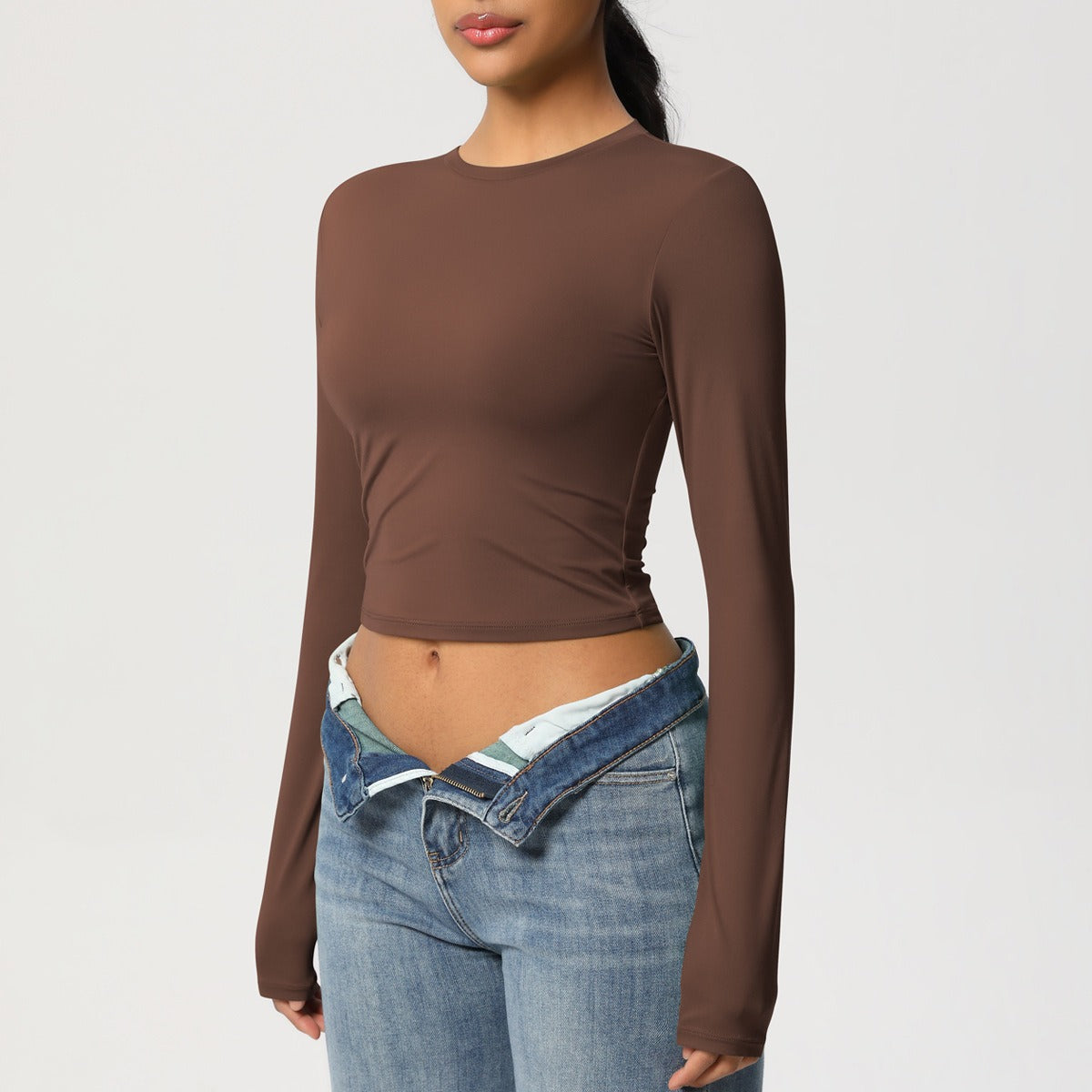 Haut de sport SculptFit court et sculptant