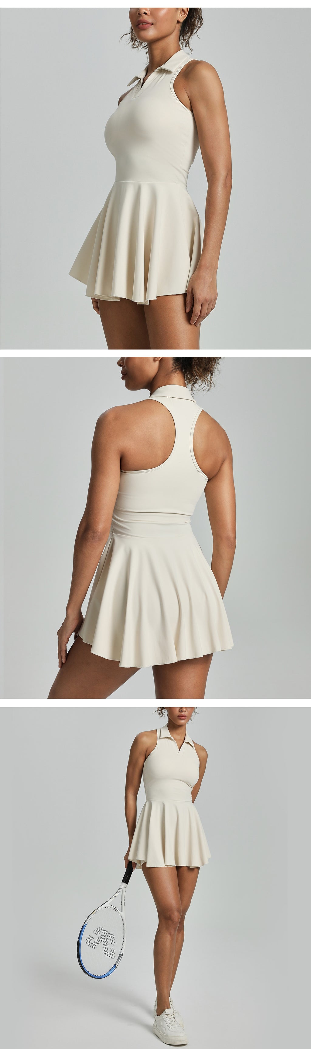 Sportliches Sculpting Fit & Flare Shaping Kleid