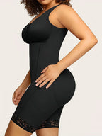 Kurvenformender Ganzkörper-Bodysuit mit Hakenverschluss vorne