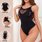 Herz-Mesh-String-Bodysuit