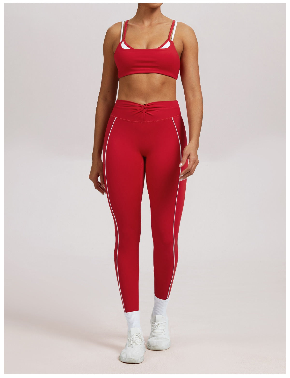 High-Waist Shaping Legging met Contrasterende Lijn