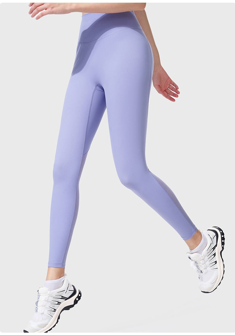 Sculpting legging met hoge taille en mesh-panelen