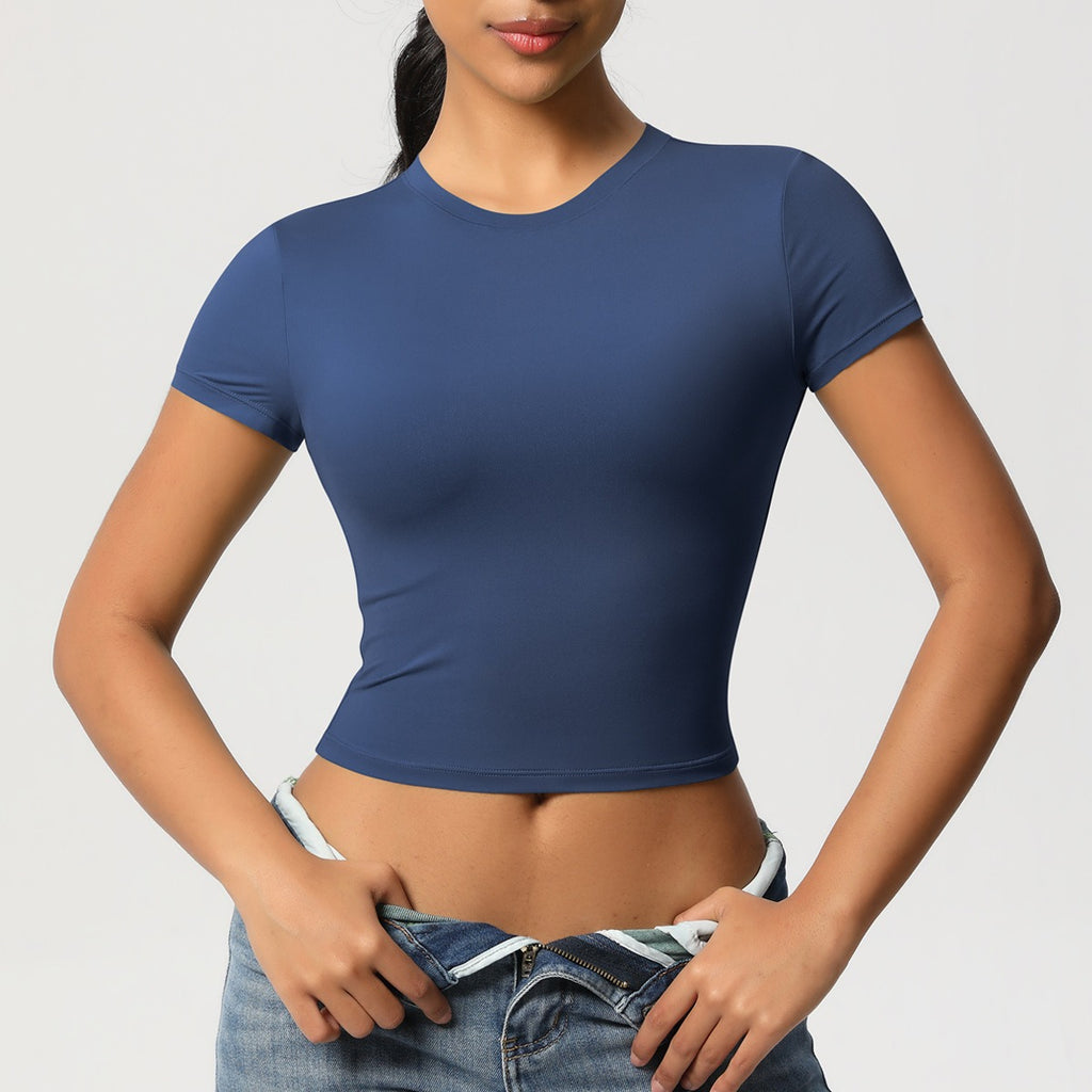 Crop top de sport sculptant seconde peau