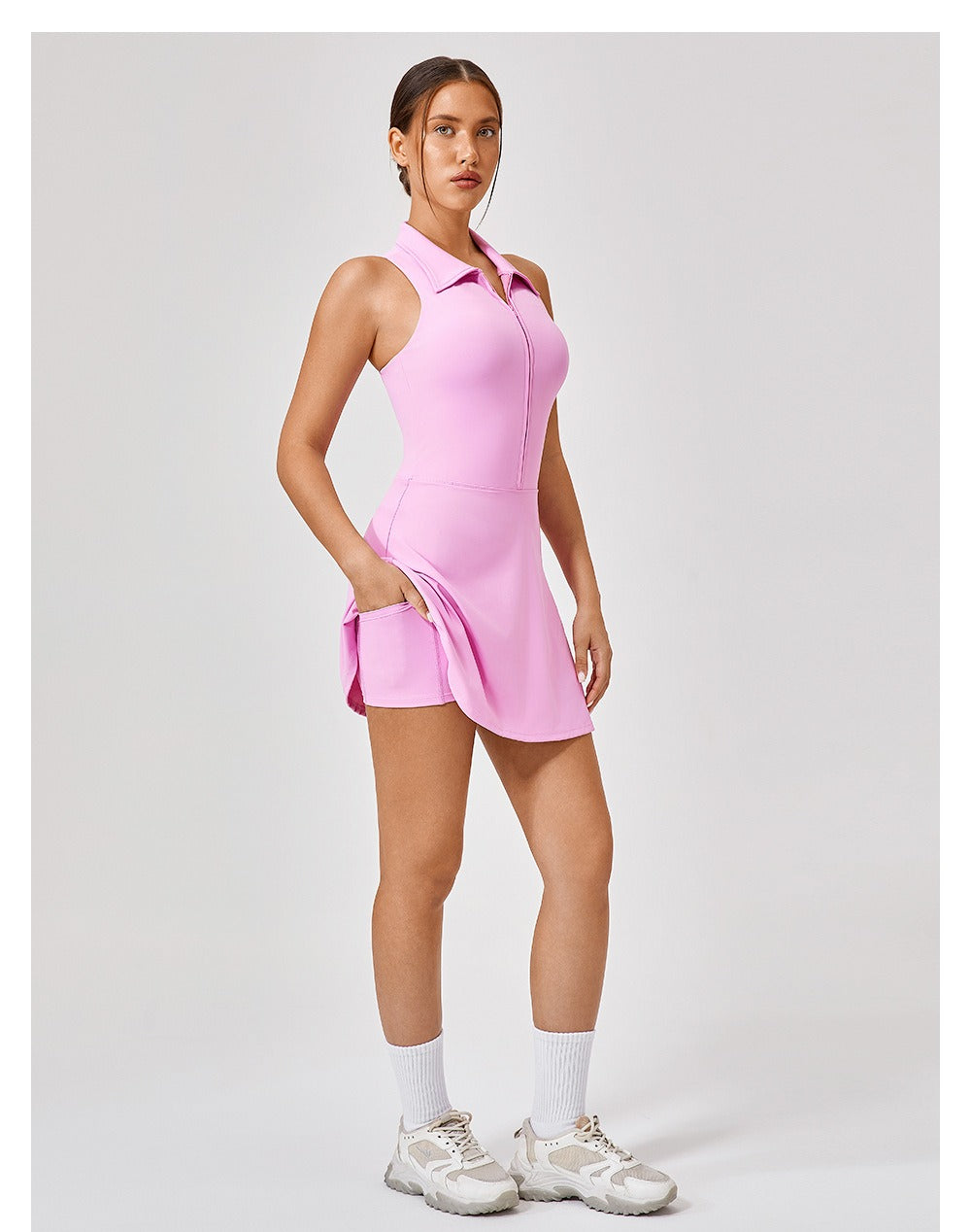 Robe sculptante de performance athlétique