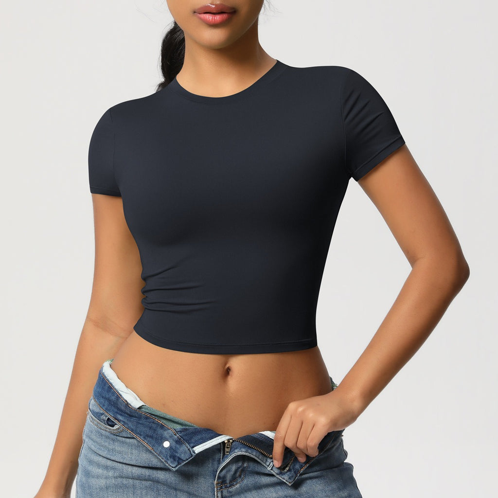 Crop top de sport sculptant seconde peau