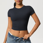 Crop top de sport sculptant seconde peau