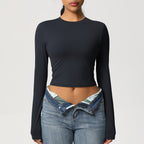 Haut de sport SculptFit court et sculptant