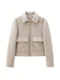 Chaqueta utilitaria para mujer – Estilo urbano elegante para el día a día