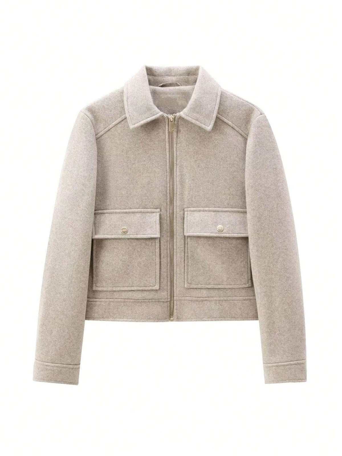 Chaqueta utilitaria para mujer – Estilo urbano elegante para el día a día