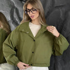 Damen Modische Oversized Jacke