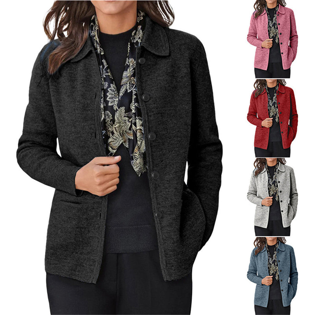 Damen lässige Übergangsjacke mit praktischen Taschen und elegantem Schnitt Drune