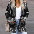 Damen Strickjacke mit Ethno-Muster und praktischen Taschen Drune