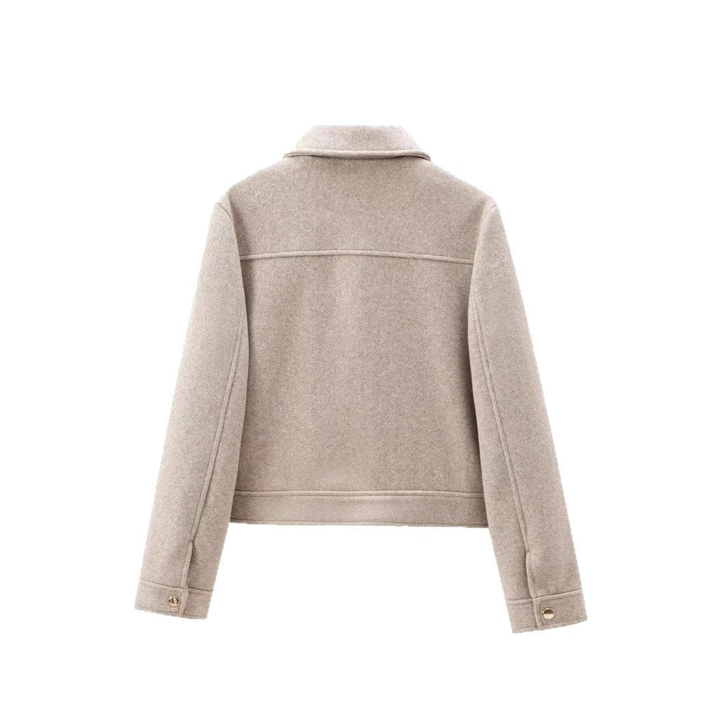 Chaqueta utilitaria para mujer – Estilo urbano elegante para el día a día