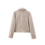 Chaqueta utilitaria para mujer – Estilo urbano elegante para el día a día
