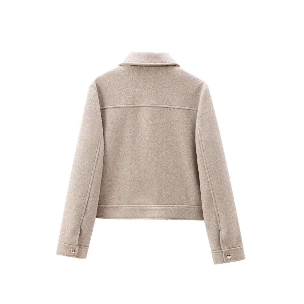 Chaqueta utilitaria para mujer – Estilo urbano elegante para el día a día