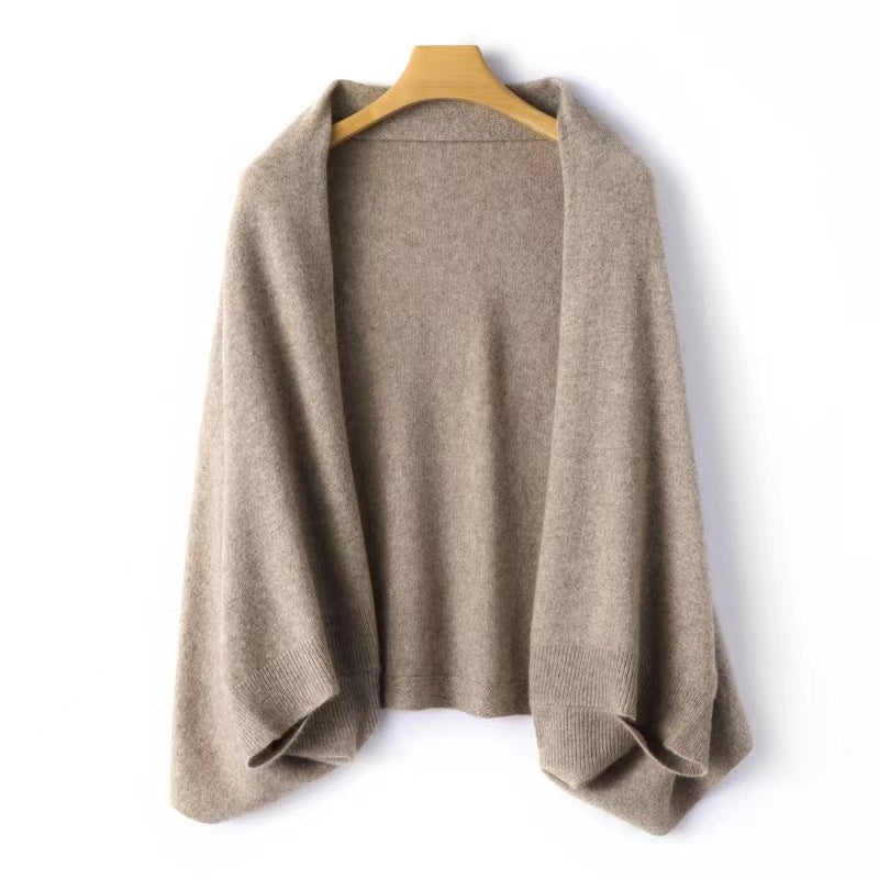 Women's Warm Merino Shawl