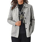 Damen lässige Übergangsjacke mit praktischen Taschen und elegantem Schnitt Drune