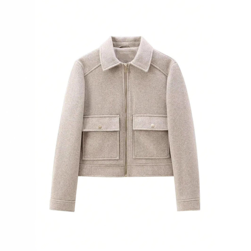 Chaqueta utilitaria para mujer – Estilo urbano elegante para el día a día