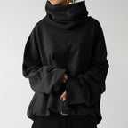 Mounia - Autumn Turtleneck Sweater - Black