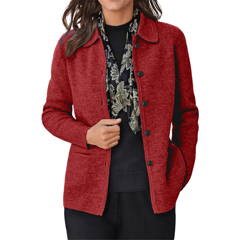 Damen lässige Übergangsjacke mit praktischen Taschen und elegantem Schnitt Drune