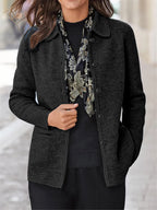 Damen lässige Übergangsjacke mit praktischen Taschen und elegantem Schnitt Drune