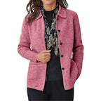 Damen lässige Übergangsjacke mit praktischen Taschen und elegantem Schnitt Drune