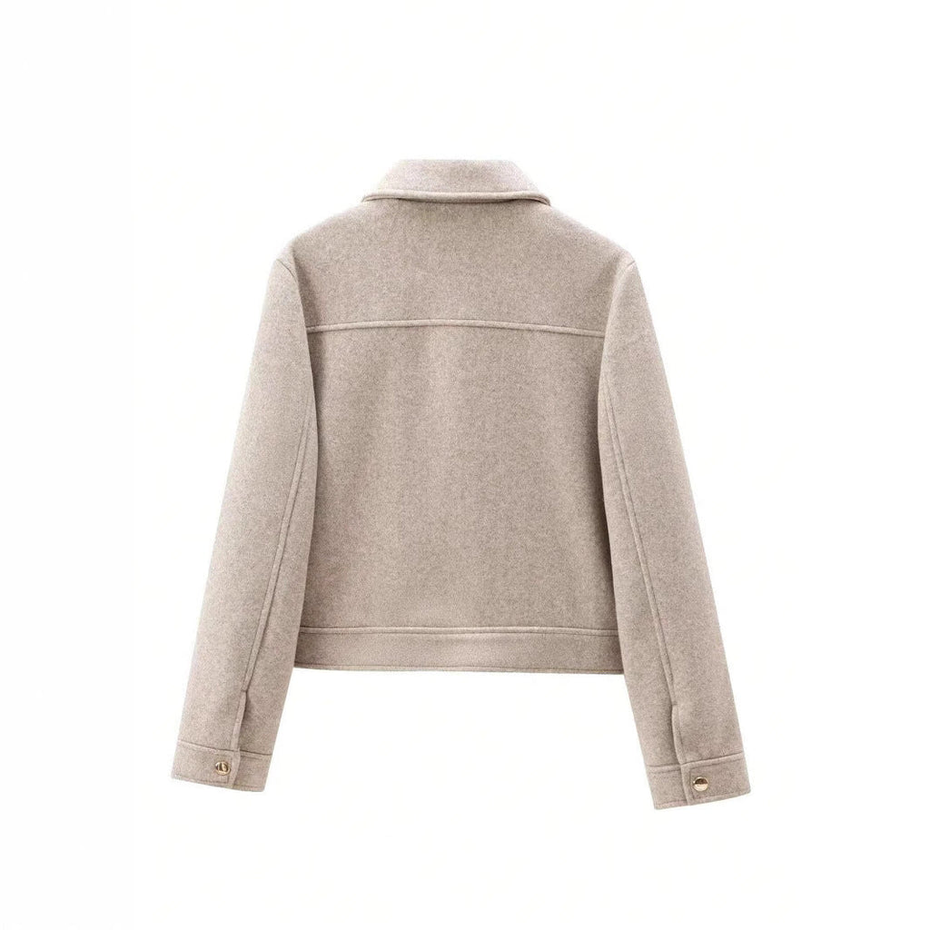 Chaqueta utilitaria para mujer – Estilo urbano elegante para el día a día