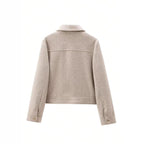 Chaqueta utilitaria para mujer – Estilo urbano elegante para el día a día