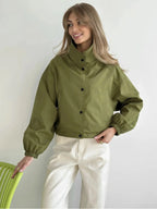 Damen Modische Oversized Jacke