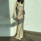 Elegant Long Sleeved Dress for Various Occasions | Evening Dress
