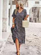 Long-Sleeve Autumn Dress with Comfortable Fit | Perfect for Autumn Getaways - Blue