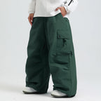 Unisex Ski Pants, Relaxed Fit, Breathable Insulated Snowboard Pants with Zipper - Color 10