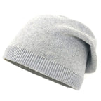Gorro de punto ligero de lana para mujer