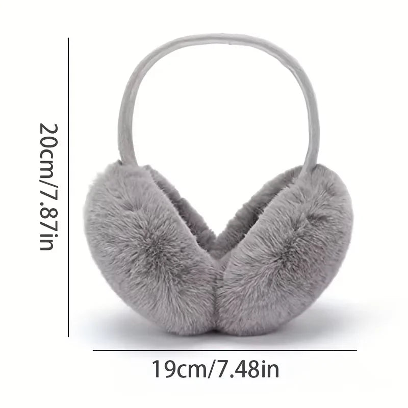 Weiche Winter-Ohrenwärmer | Flauschige Ohrenschützer für Damen