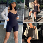 Nahtloser formender Bodysuit mit verstellbaren Trägern