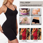 Nahtloser formender Bodysuit mit verstellbaren Trägern